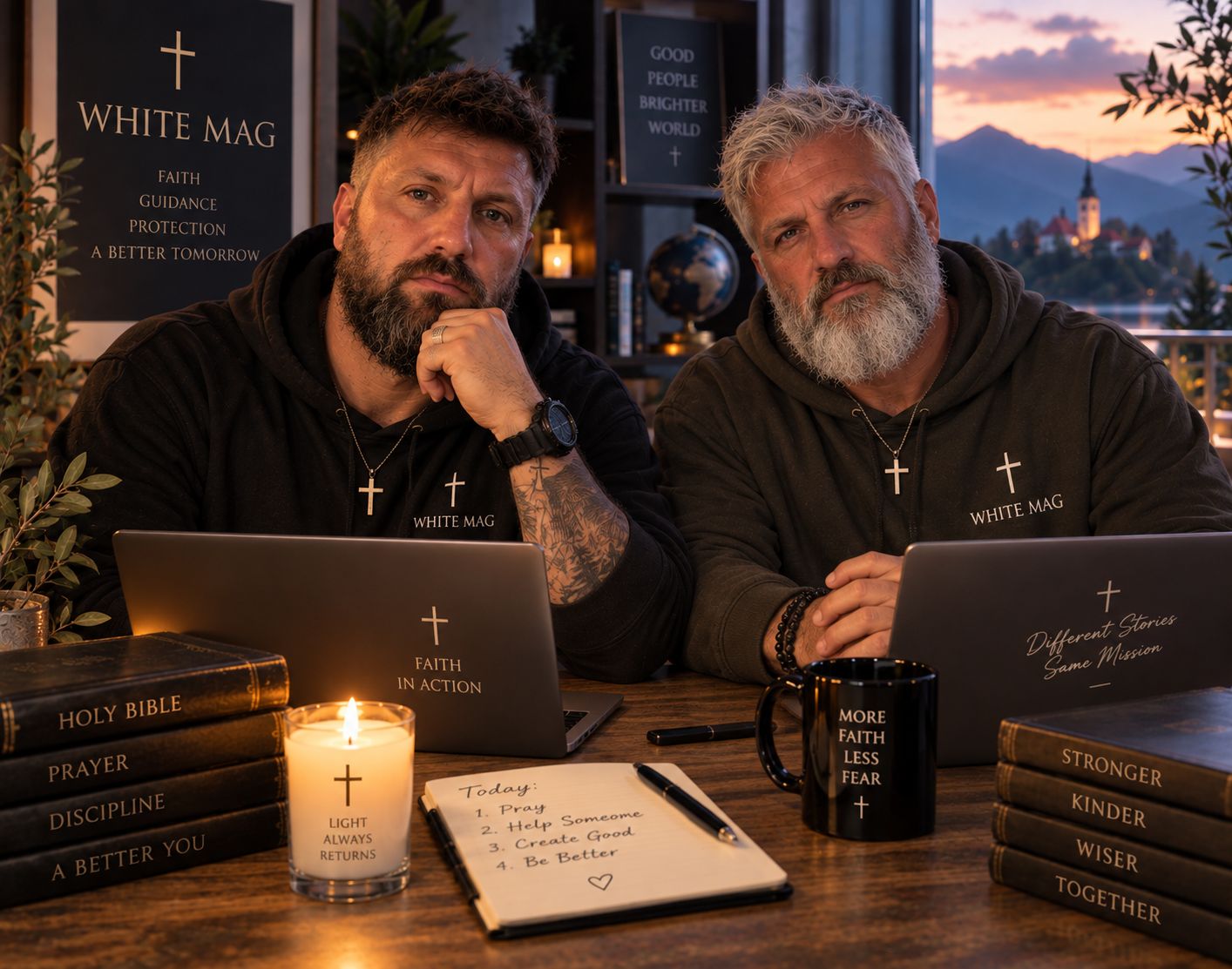 Bible study and preaching together